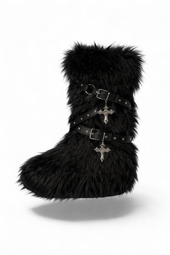 BOTAS CRUZADAS OBSIDIANA